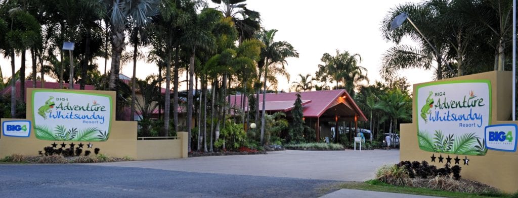 Our location - BIG4 Adventure Whitsundays Entrance
