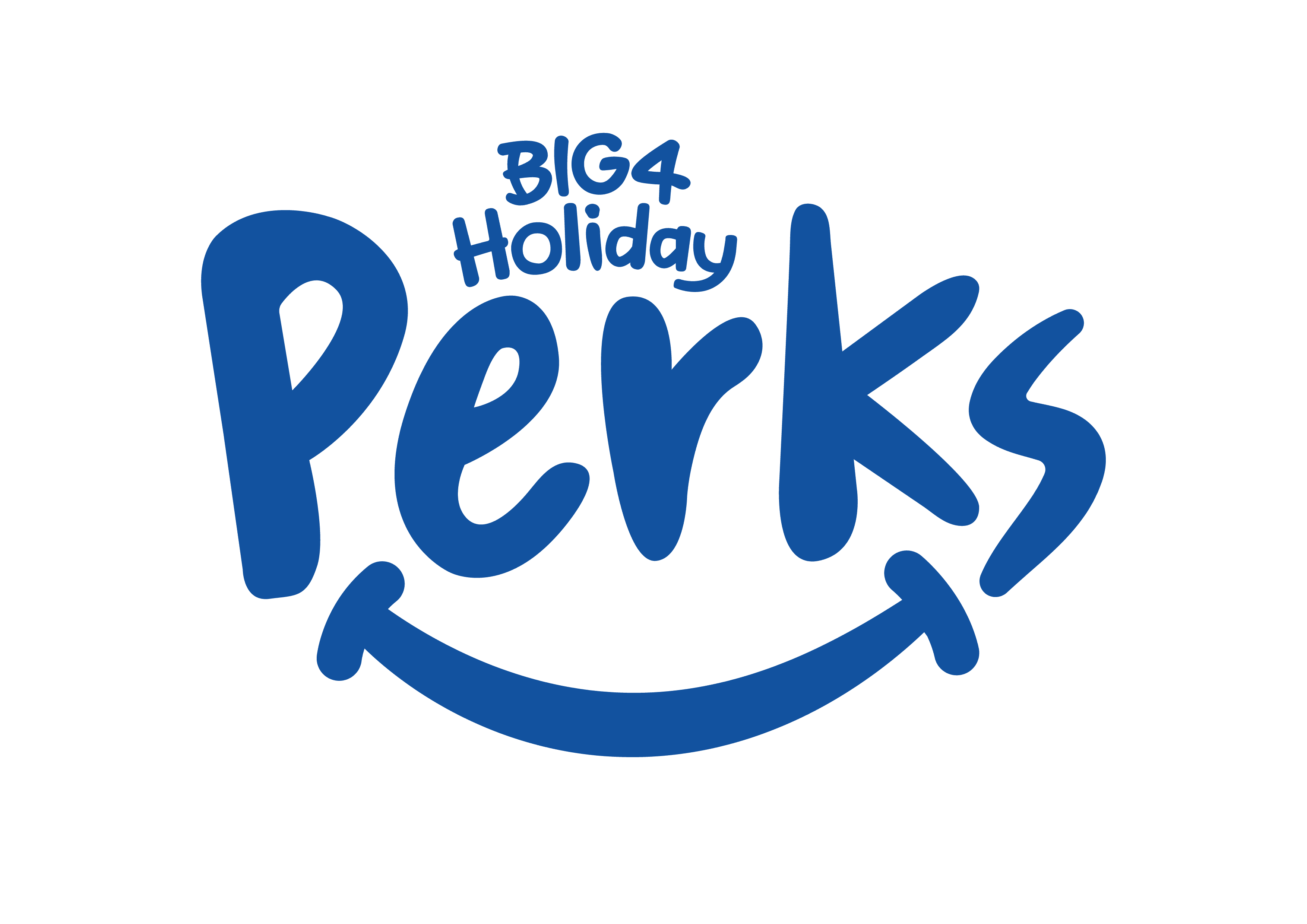 Big4 Holiday Perks Logo Blue