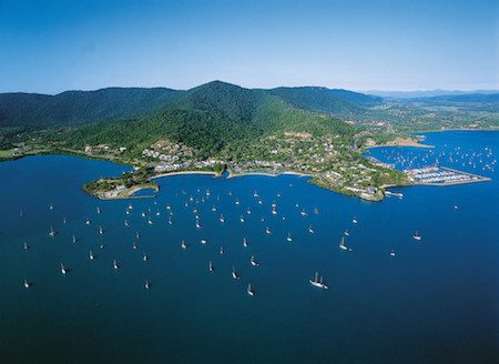 Aerial Of Airlie Beach Looking North West