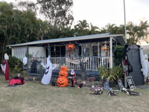 halloween camp and scare