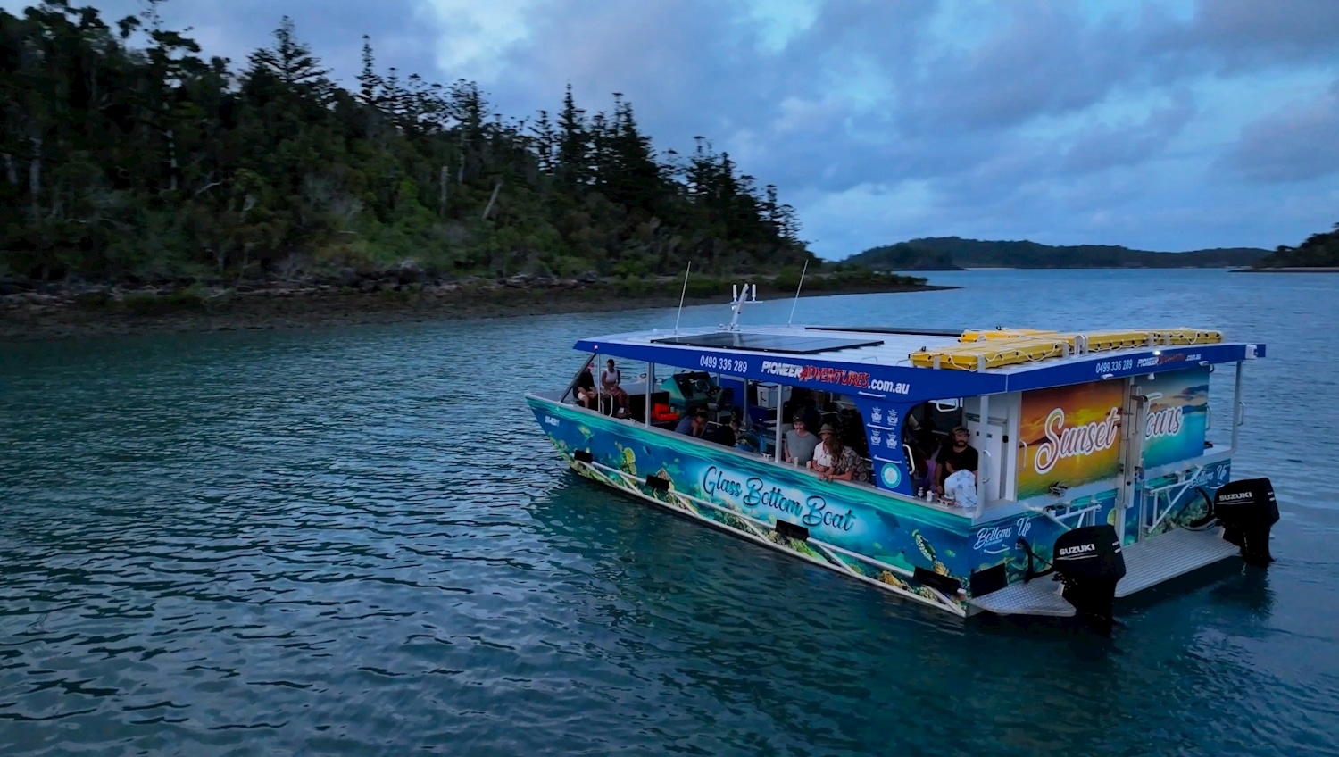 Glass Bottom Boat Scenic Night Tour