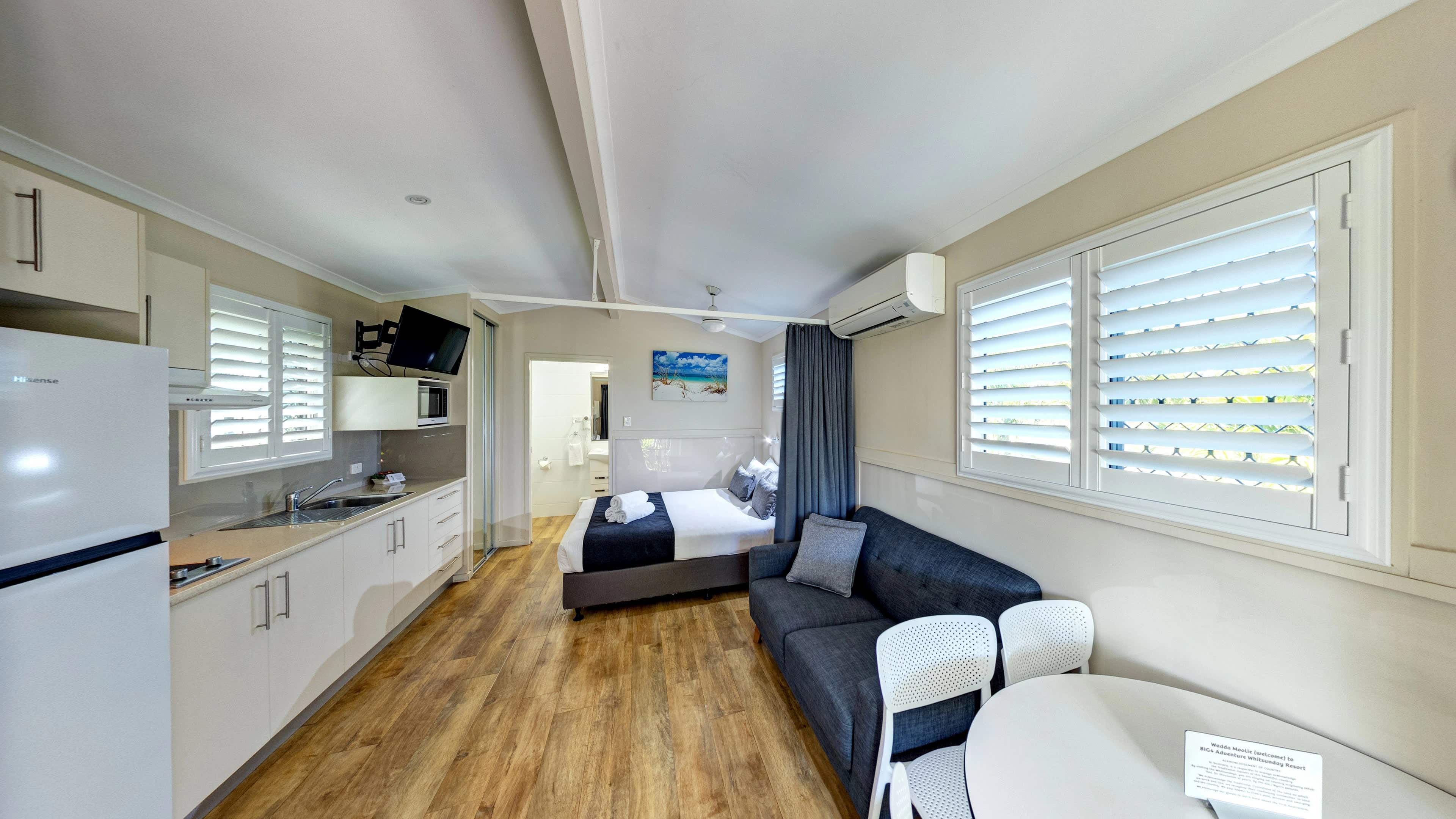 Deluxe Studio Open Plan From Each End Of Cabin 1